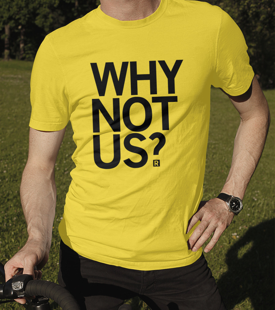 Holly Rowe Raygun Why Not Us? Gold T-Shirt