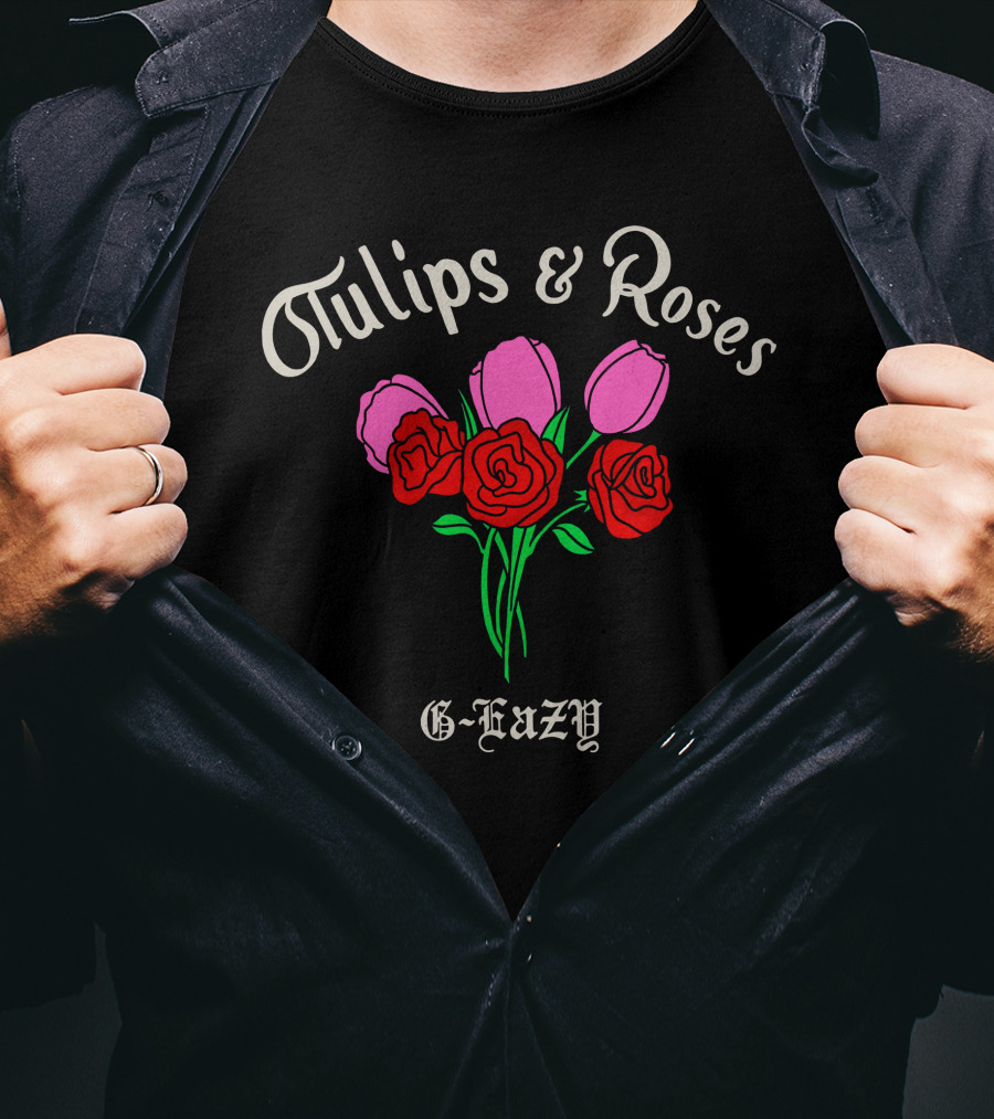 Tulips And Roses G-Eazy Floral T-Shirt