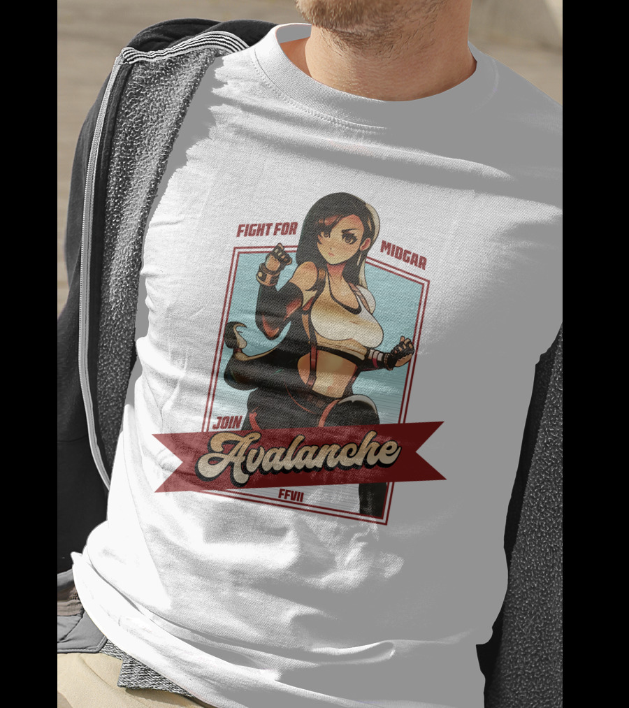 Fight For Midgar Join Avalanche FFVII T-Shirt