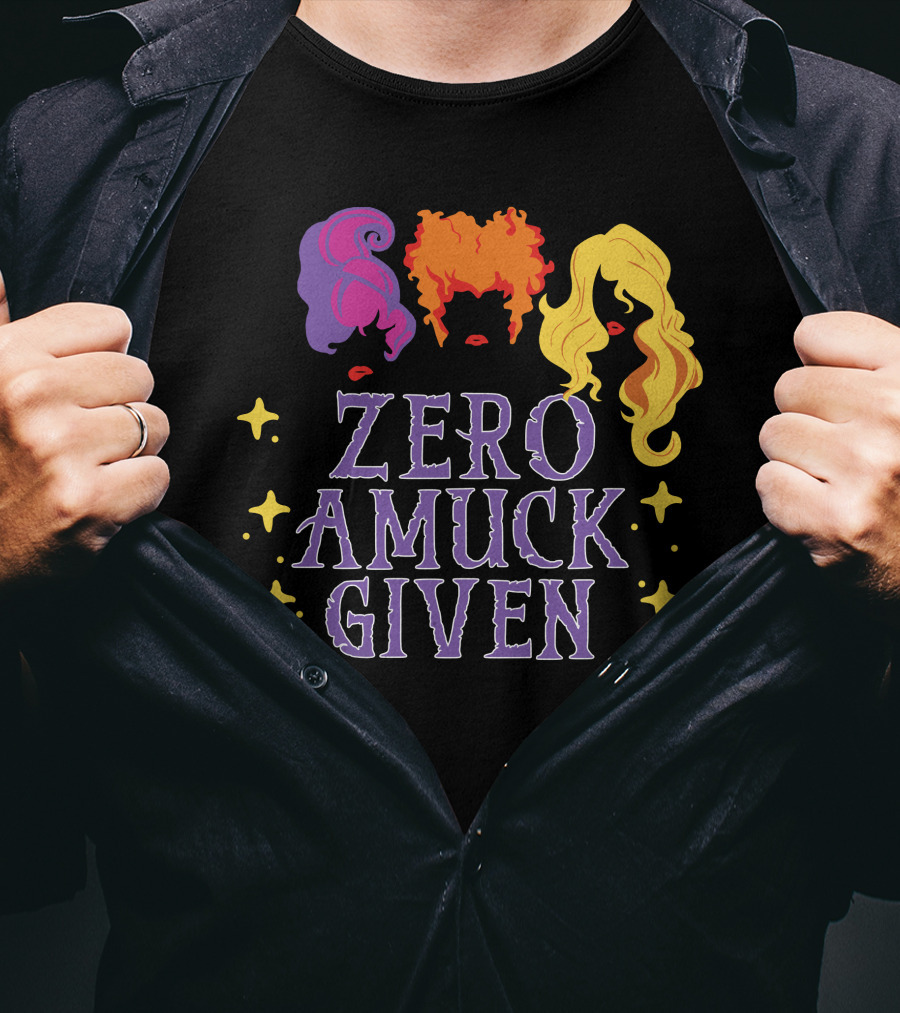 Zero Amuck Given Witch Sisters Halloween T-Shirt