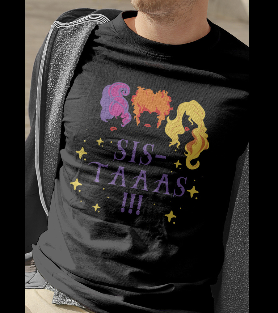 Sis Taaas Magic Hair Trio With Stars T-Shirt