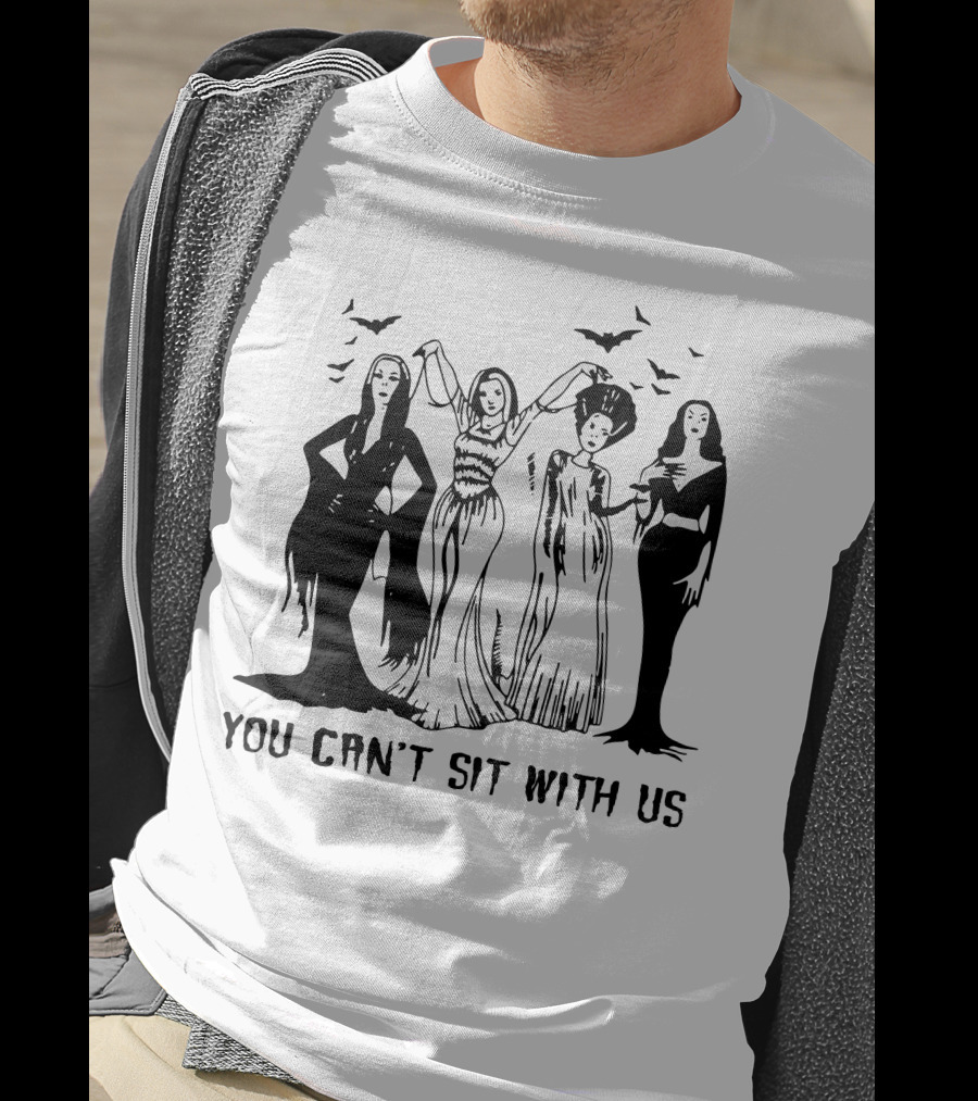 You Can’t Sit With Us Gothic Horror Icons T-Shirt