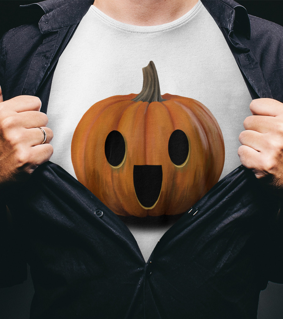 Halloween Pumpkin Scary Evil Cute T-Shirt