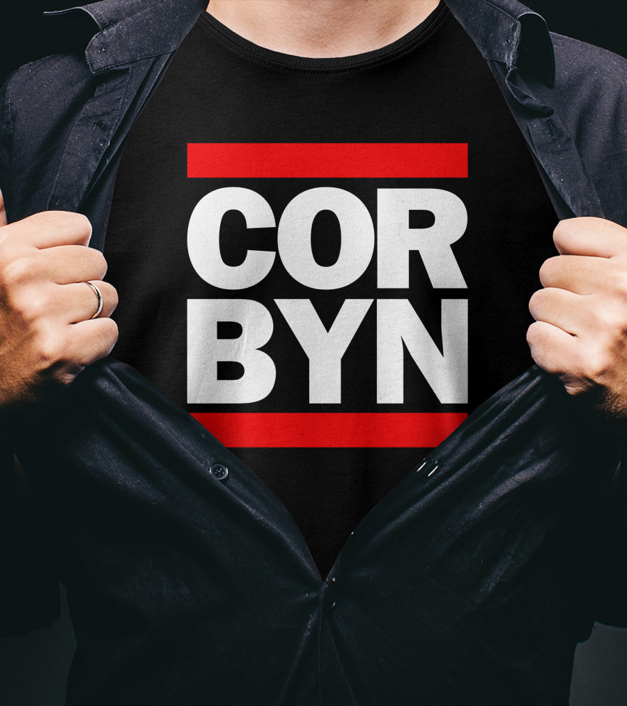 Fernando Morais Corbynista Corbyn Bold Red Lines T-Shirt