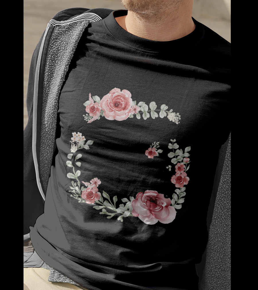 In Everything Give Thanks Floral T-Shirt
