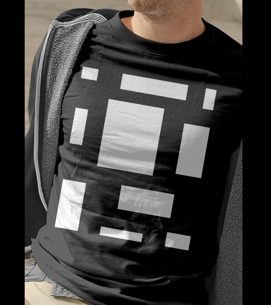 CAMP MAU 2 MAT BL Block Geometric T-Shirt