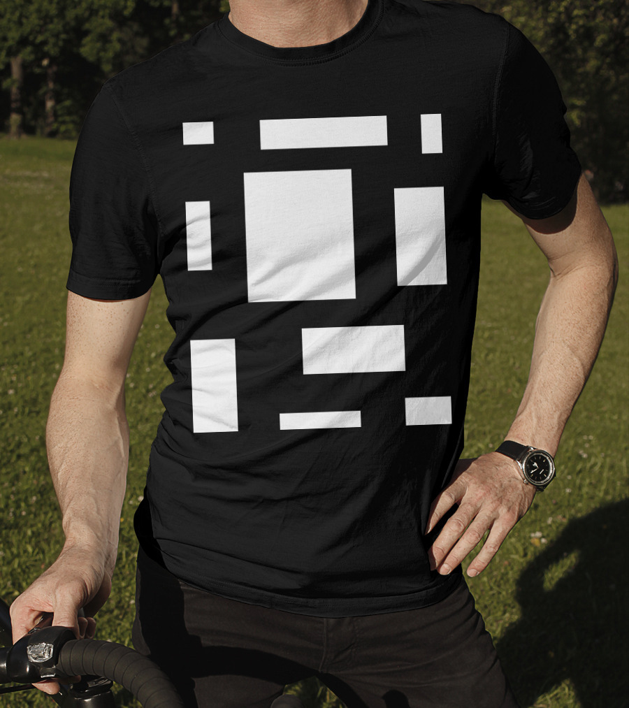 CAMP MAU 2 MAT BL Block Geometric T-Shirt