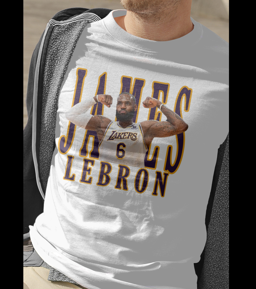 LeBron James 6 Lakers NBA T-Shirt