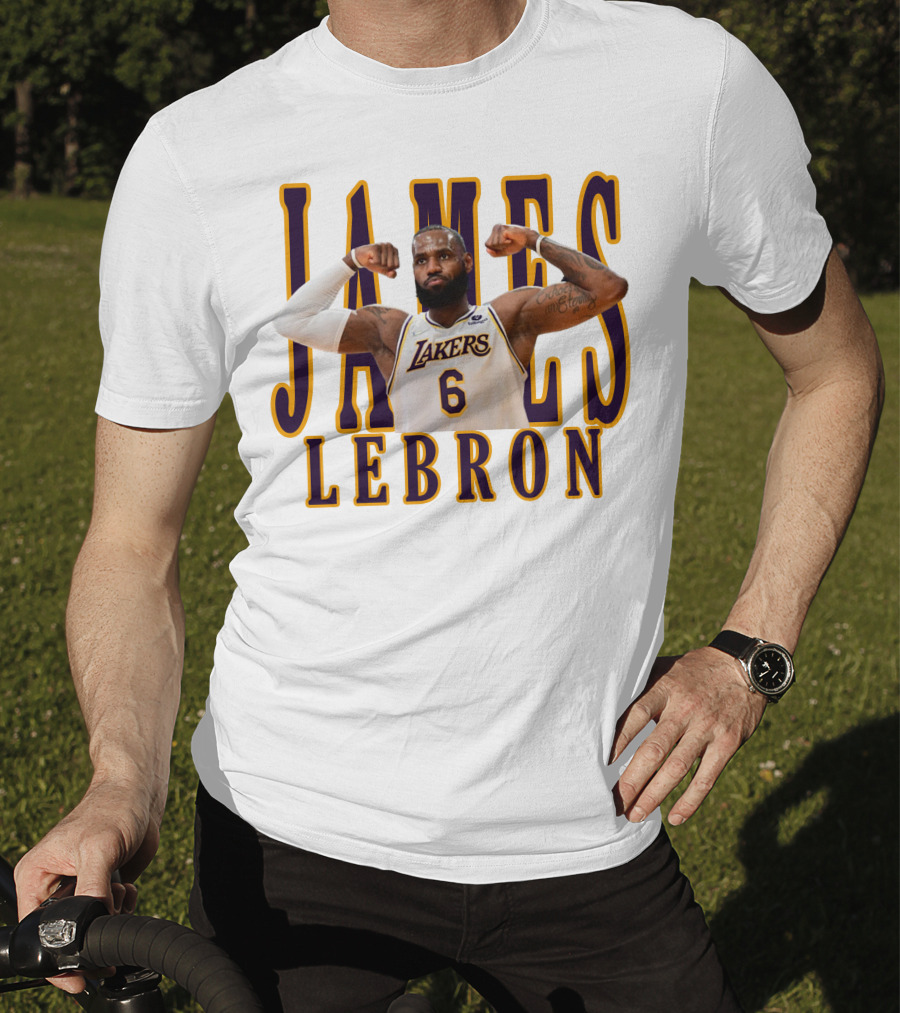 LeBron James 6 Lakers NBA T-Shirt
