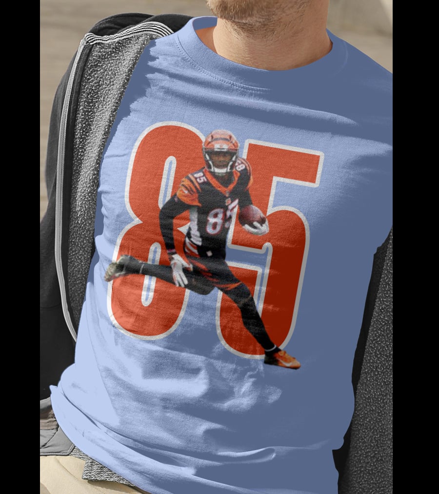 Tee Higgins 85 NFL Football Bengals Player T-Shirt