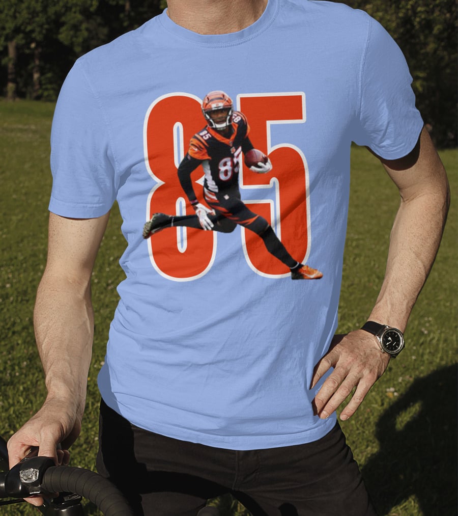 Tee Higgins 85 NFL Football Bengals Player T-Shirt