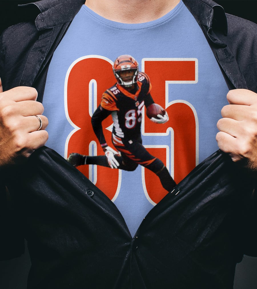 Tee Higgins 85 NFL Football Bengals Player T-Shirt