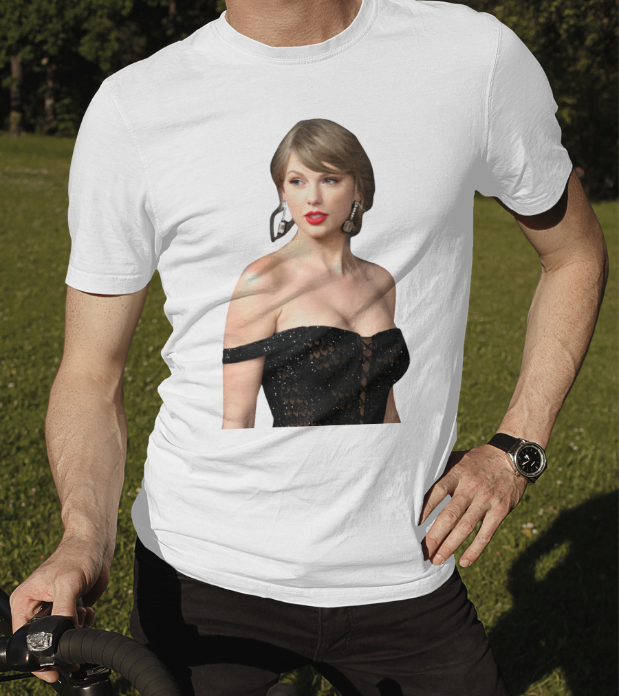 Taylor Swift Black Dress Elegant Look T-Shirt