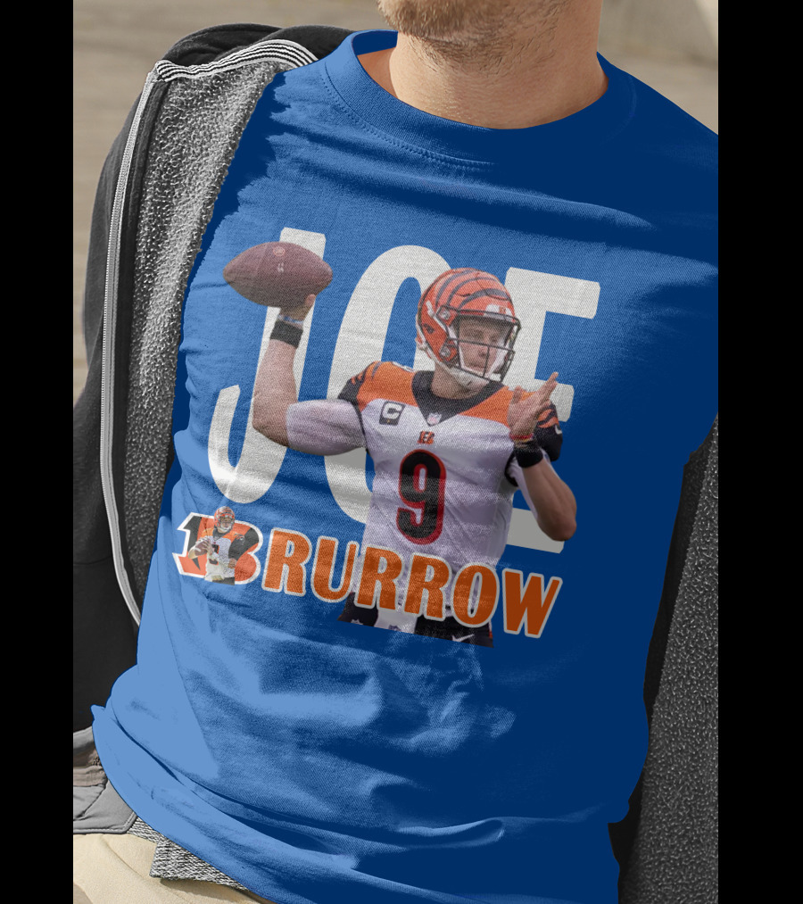 JOE BURROW Bengals Quarterback NFL Football T-Shirt