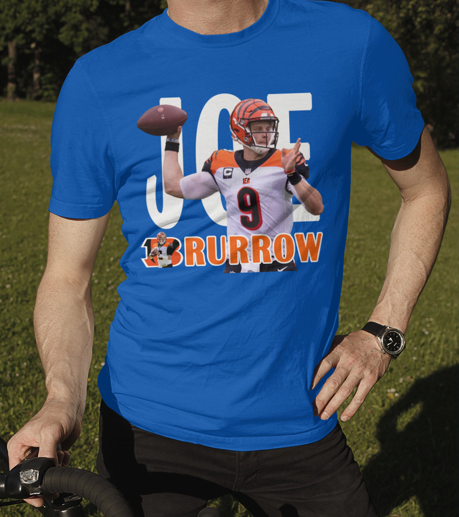 JOE BURROW Bengals Quarterback NFL Football T-Shirt