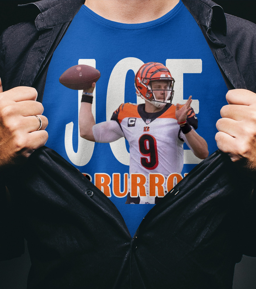 JOE BURROW Bengals Quarterback NFL Football T-Shirt