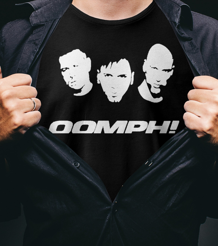 Oomph Rock Band Germany Face Trio T-Shirt