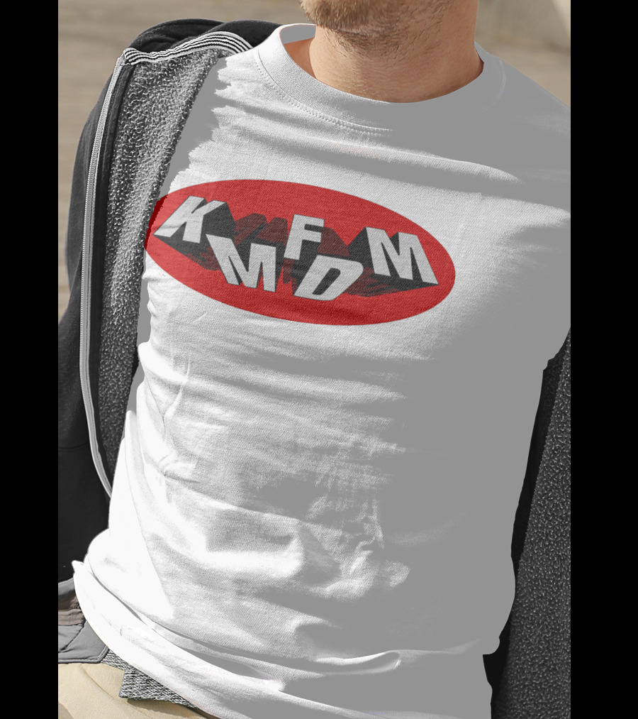 KMFDM Band Logo Oval Shadow T-Shirt