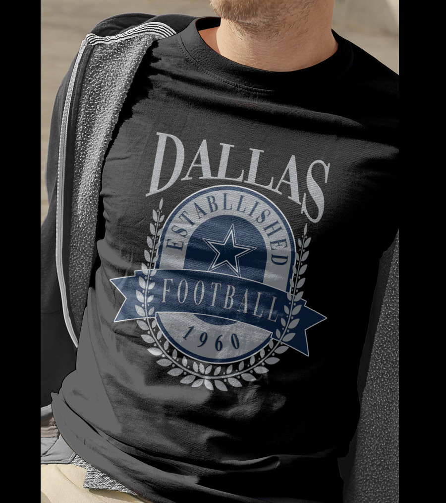 Dallas Cowboys Established 1960 Football Star T-Shirt