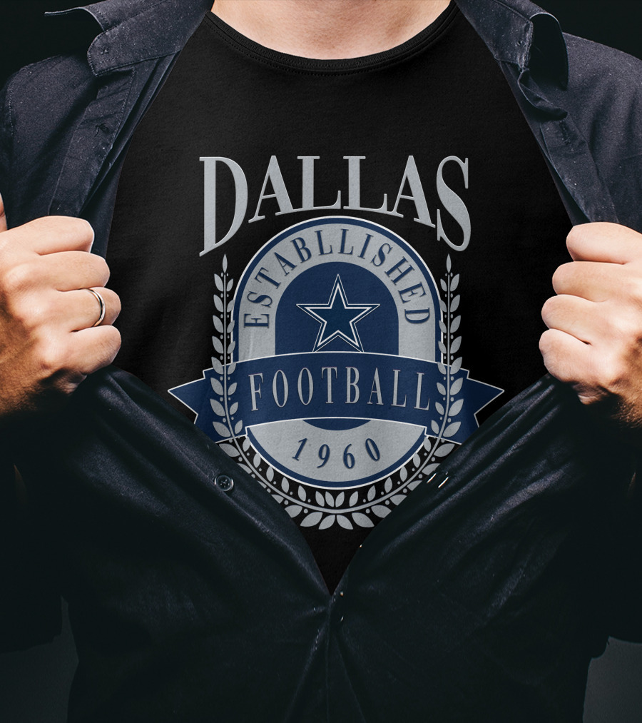 Dallas Cowboys Established 1960 Football Star T-Shirt