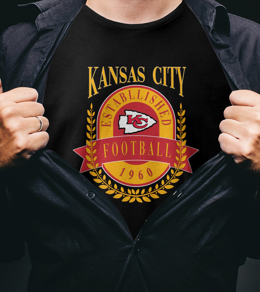 Kansas City Chiefs Established Football 1960 T-Shirt