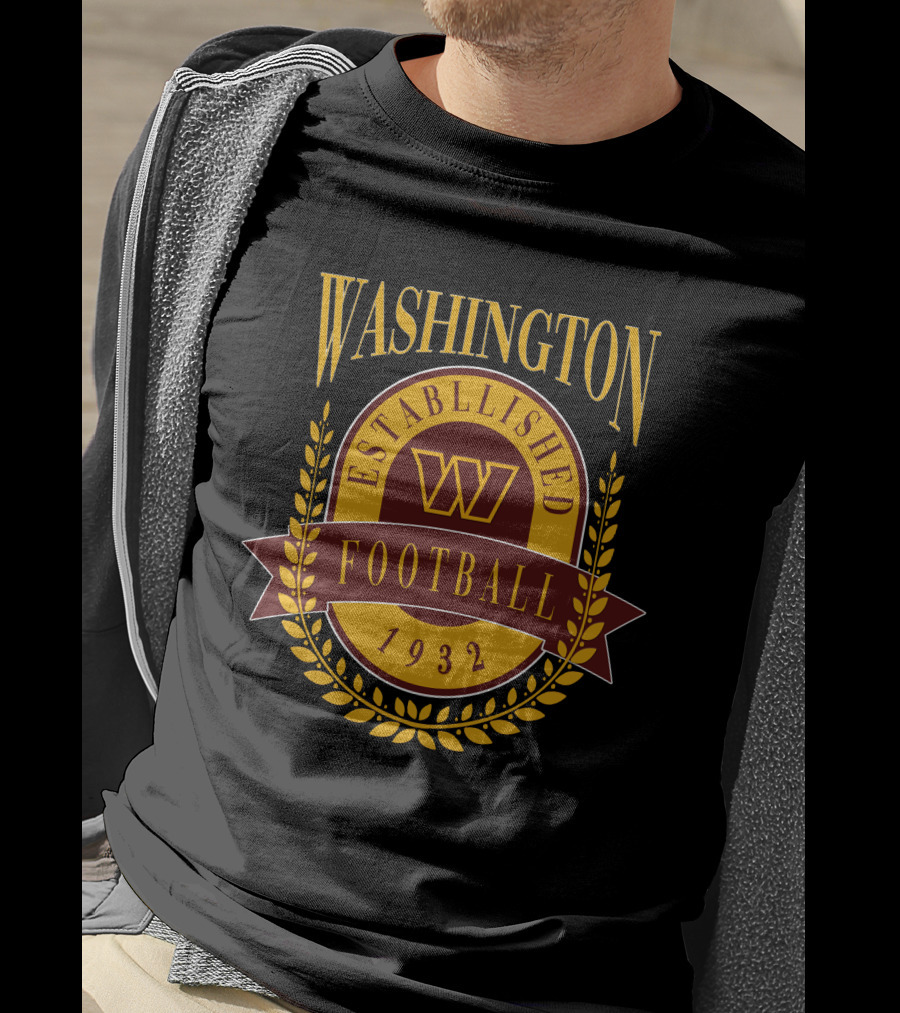 Washington Commanders Established 1932 Football T-Shirt