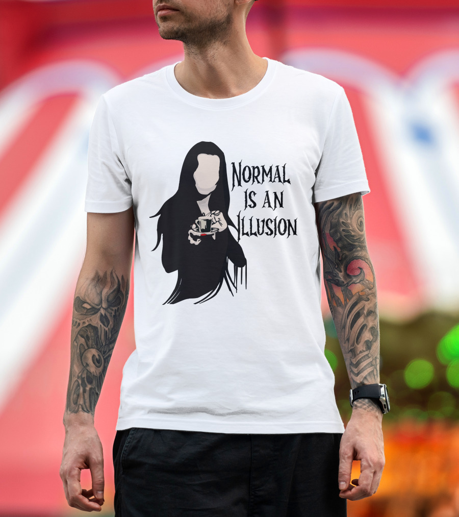 Wednesday Addams Normal Is An Illusion T-Shirt