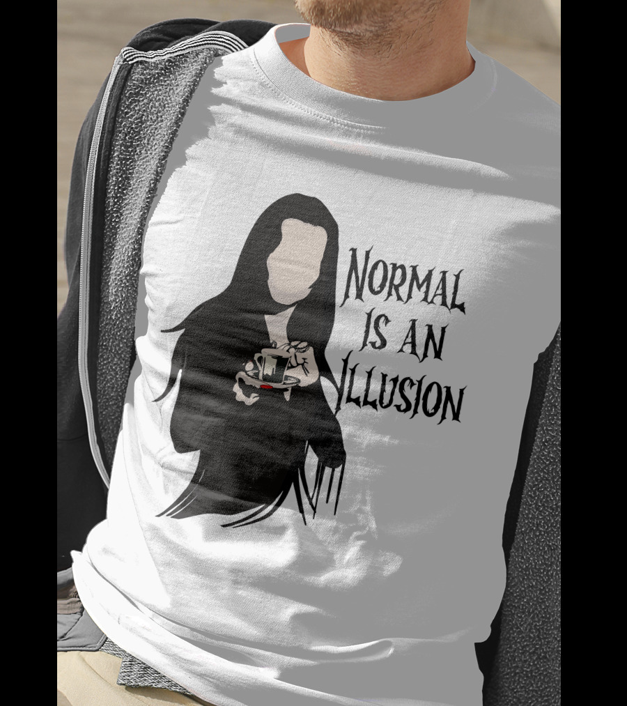 Wednesday Addams Normal Is An Illusion T-Shirt
