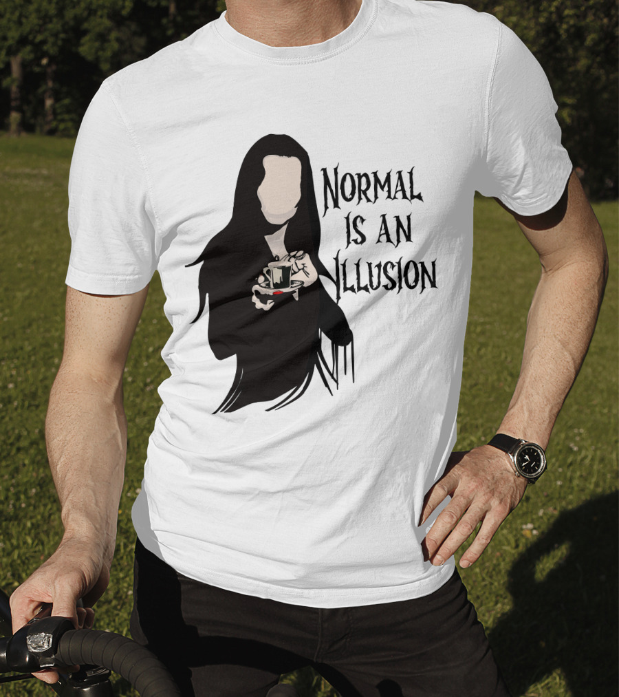 Wednesday Addams Normal Is An Illusion T-Shirt