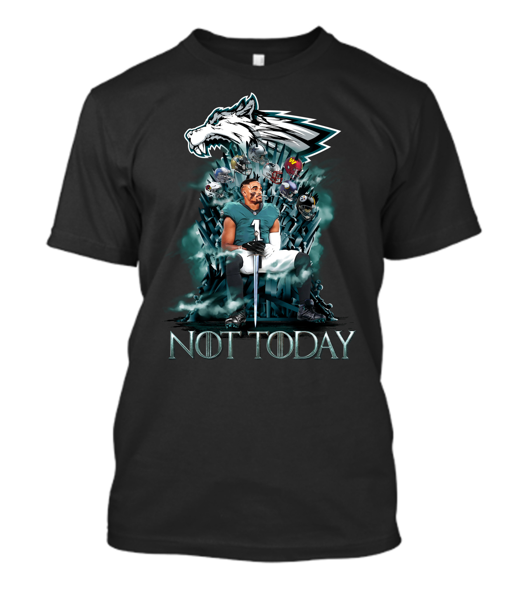 NOT TODAY PHI 33 Game Of Thrones Style Football Thrones T-Shirt