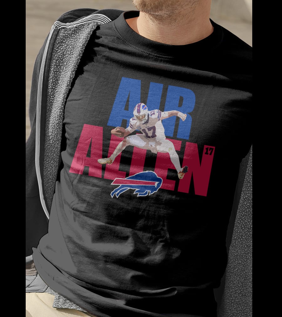 AIR ALLEN 17 Buffalo Bills Quarterback Football T-Shirt