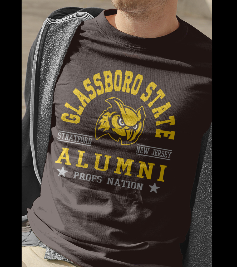 Glassboro State New Jersey Alumni Profs Nation Stratford Owl T-Shirt