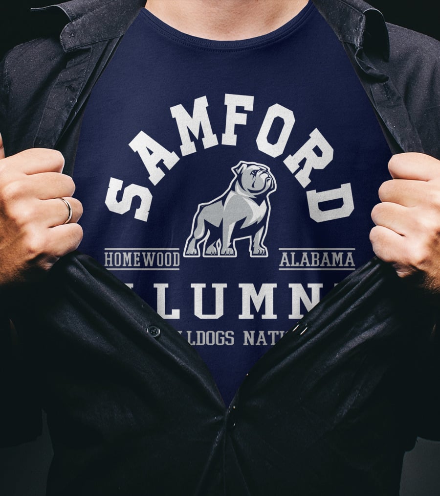Samford Alumni Homewood Alabama Bulldogs Nation T-Shirt