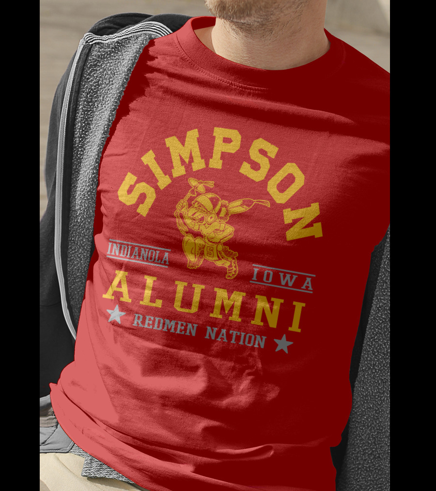 Simpson College Alumni Redmen Nation Indianola Iowa T-Shirt