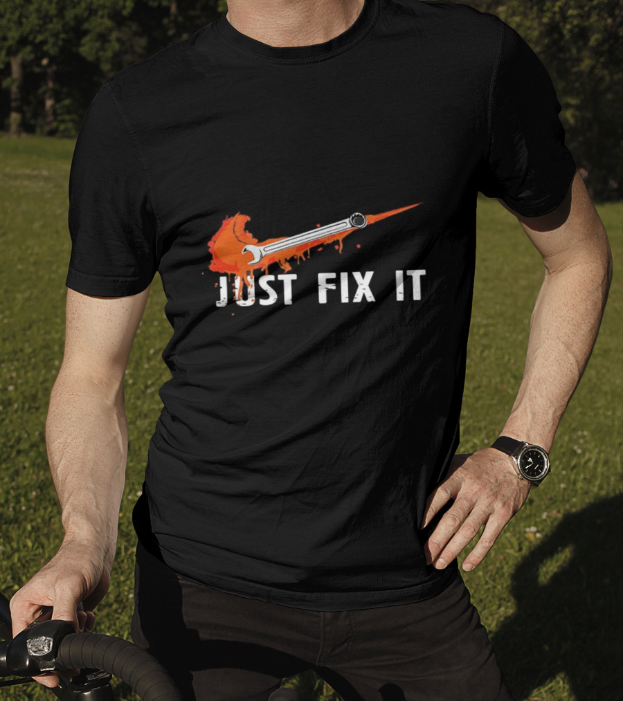 JUST FIX IT Wrench Splash T-Shirt