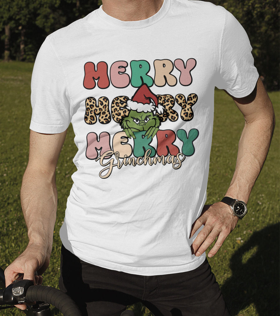 Merry Merry Merry Grinchmas T-Shirt