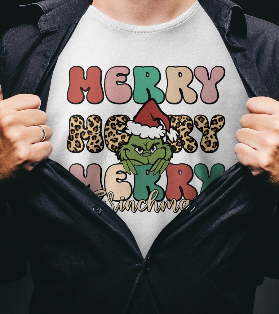 Merry Merry Merry Grinchmas T-Shirt
