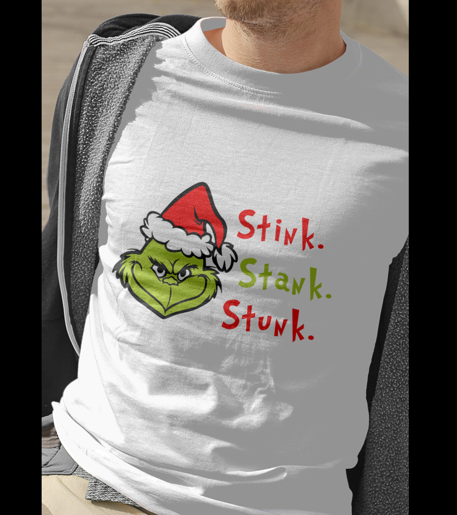 Stink Stank Stunk Xmas Party Grinch Christmas Movie T-Shirt