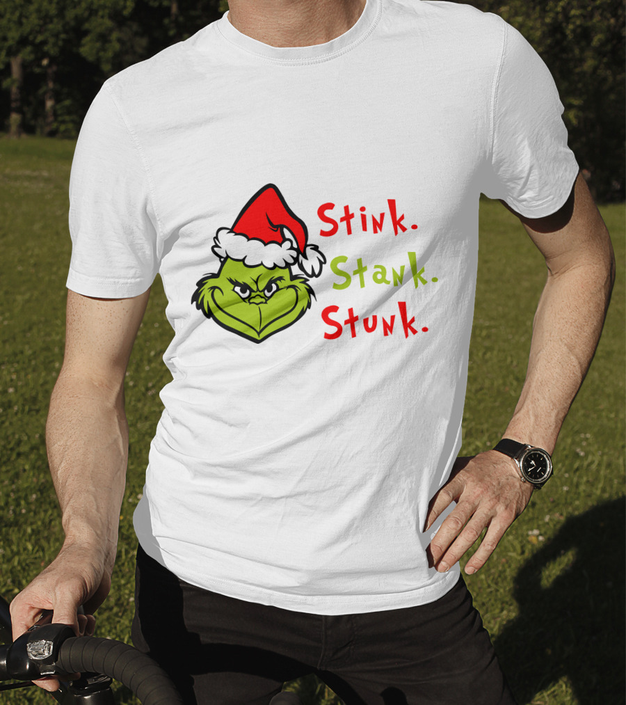 Stink Stank Stunk Xmas Party Grinch Christmas Movie T-Shirt