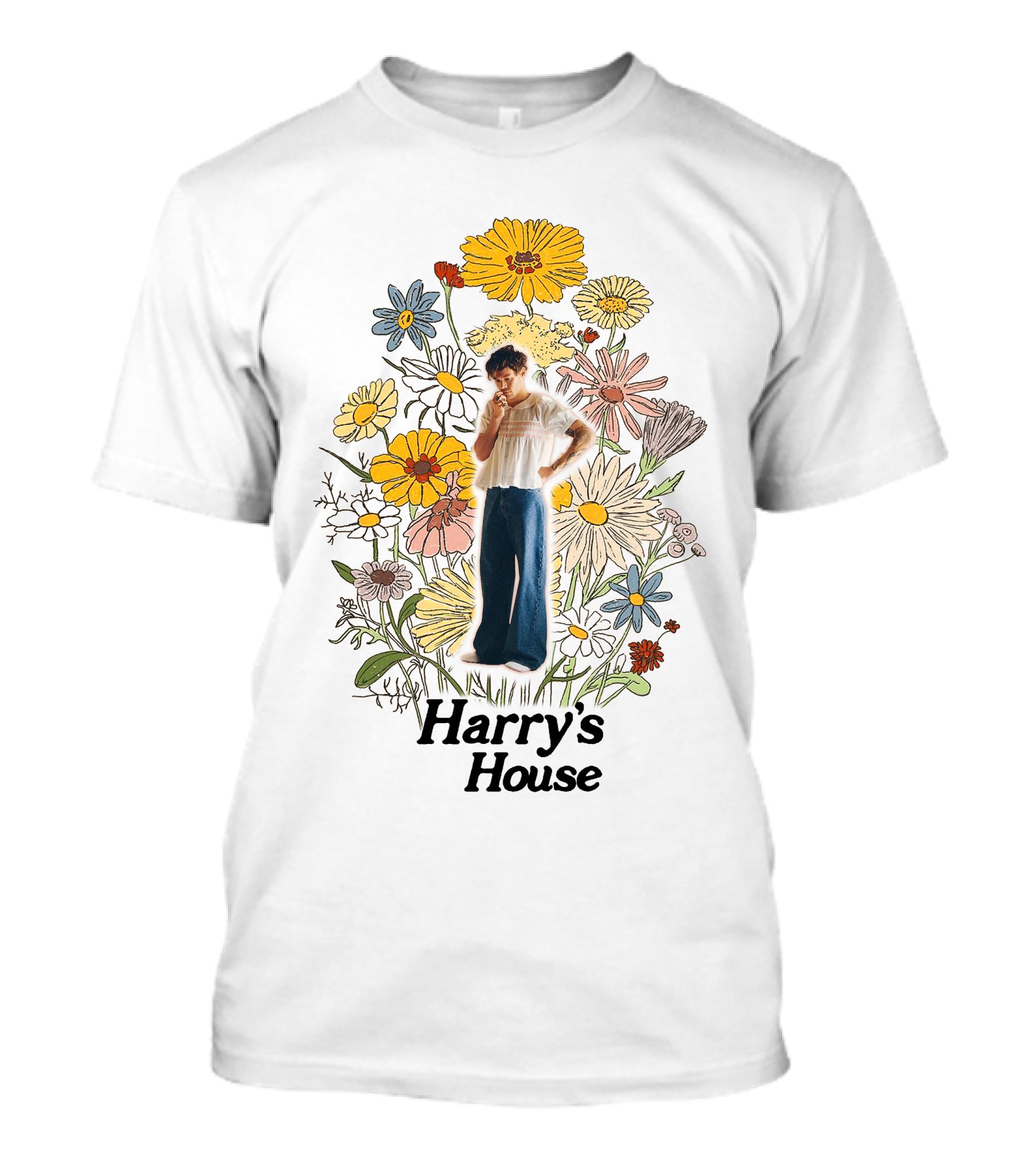 Harry's House Floral Setting With Standing Figure T-Shirt