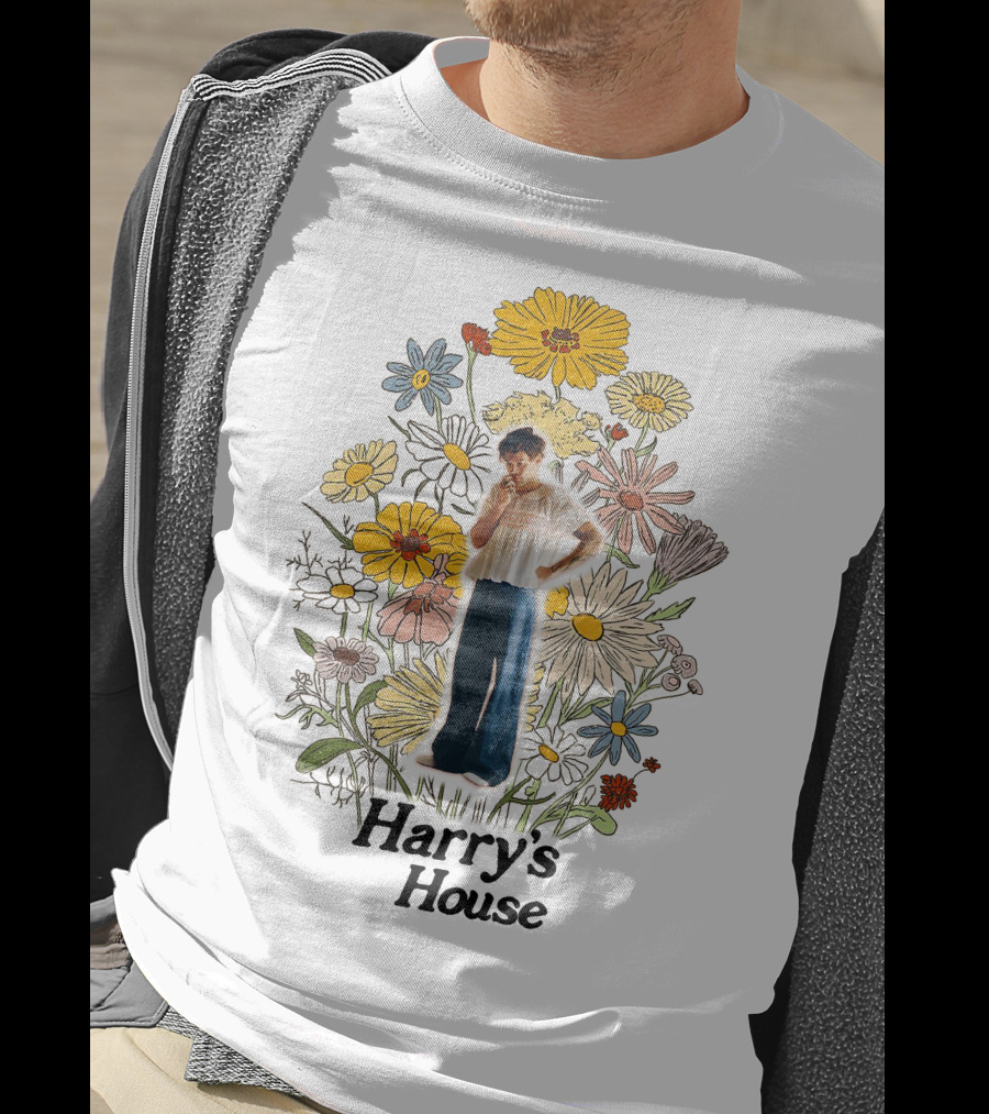 Harry's House Floral Setting With Standing Figure T-Shirt