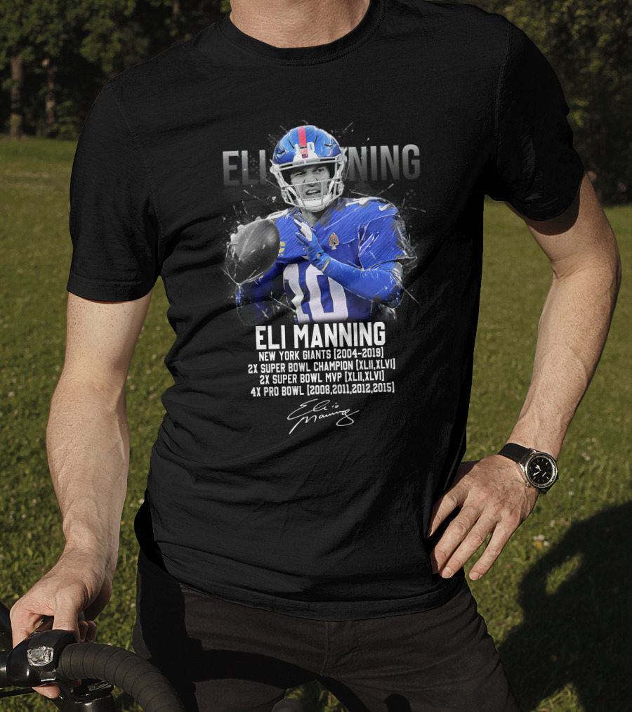 Eli Manning New York Giants Football Legend T-Shirt