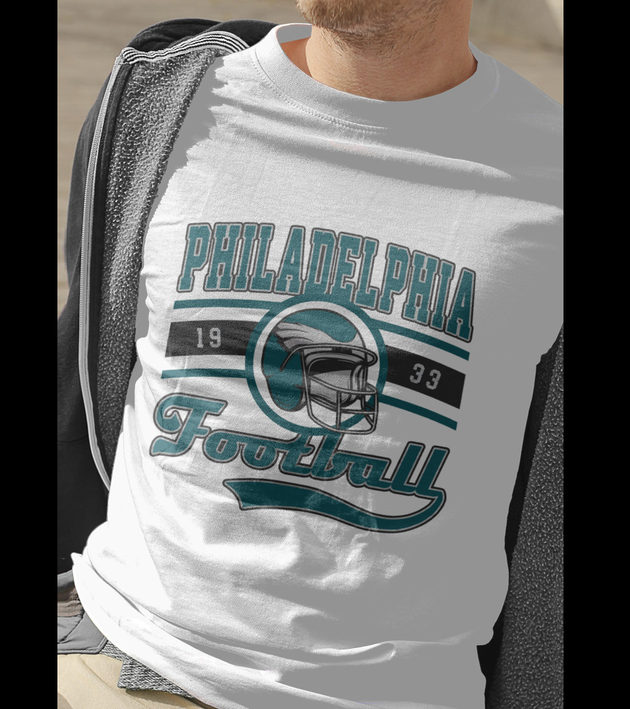 Philadelphia Football 1933 Helmet T-Shirt