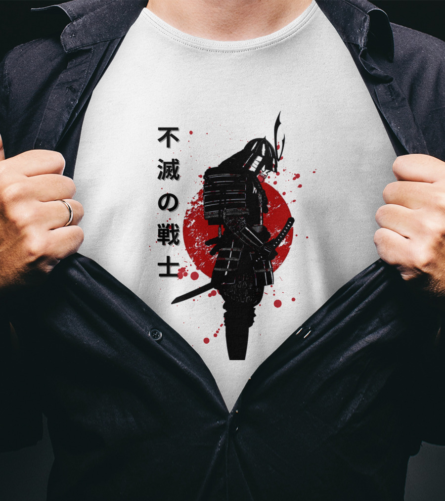 Samurai Japan Red Sun Warrior T-Shirt