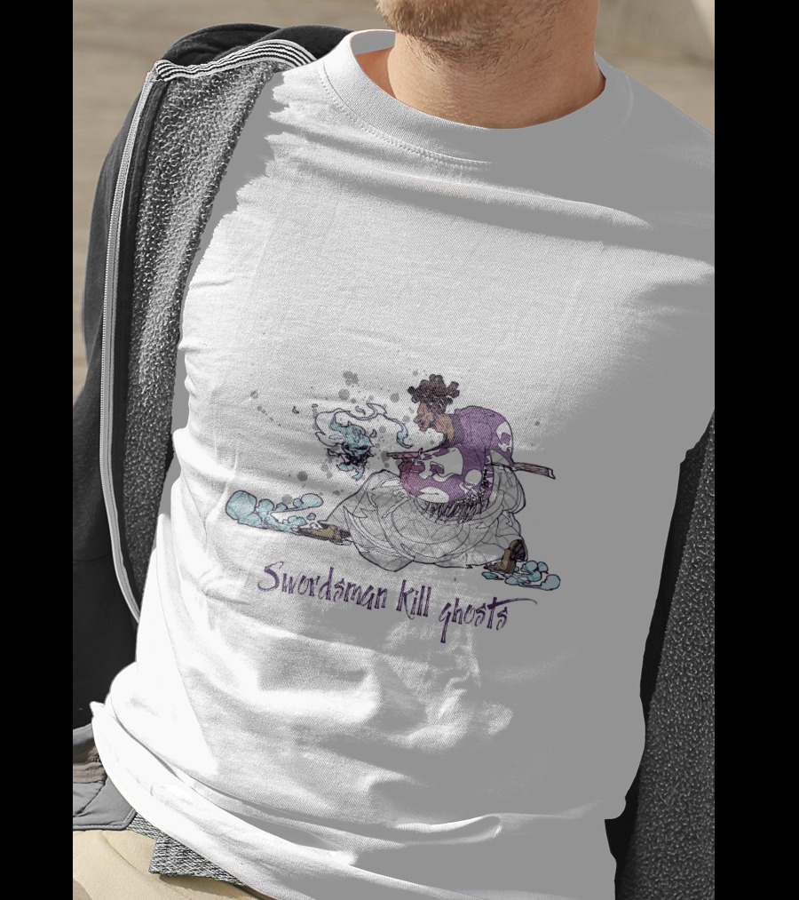 Swordsman Kill Ghosts T-Shirt