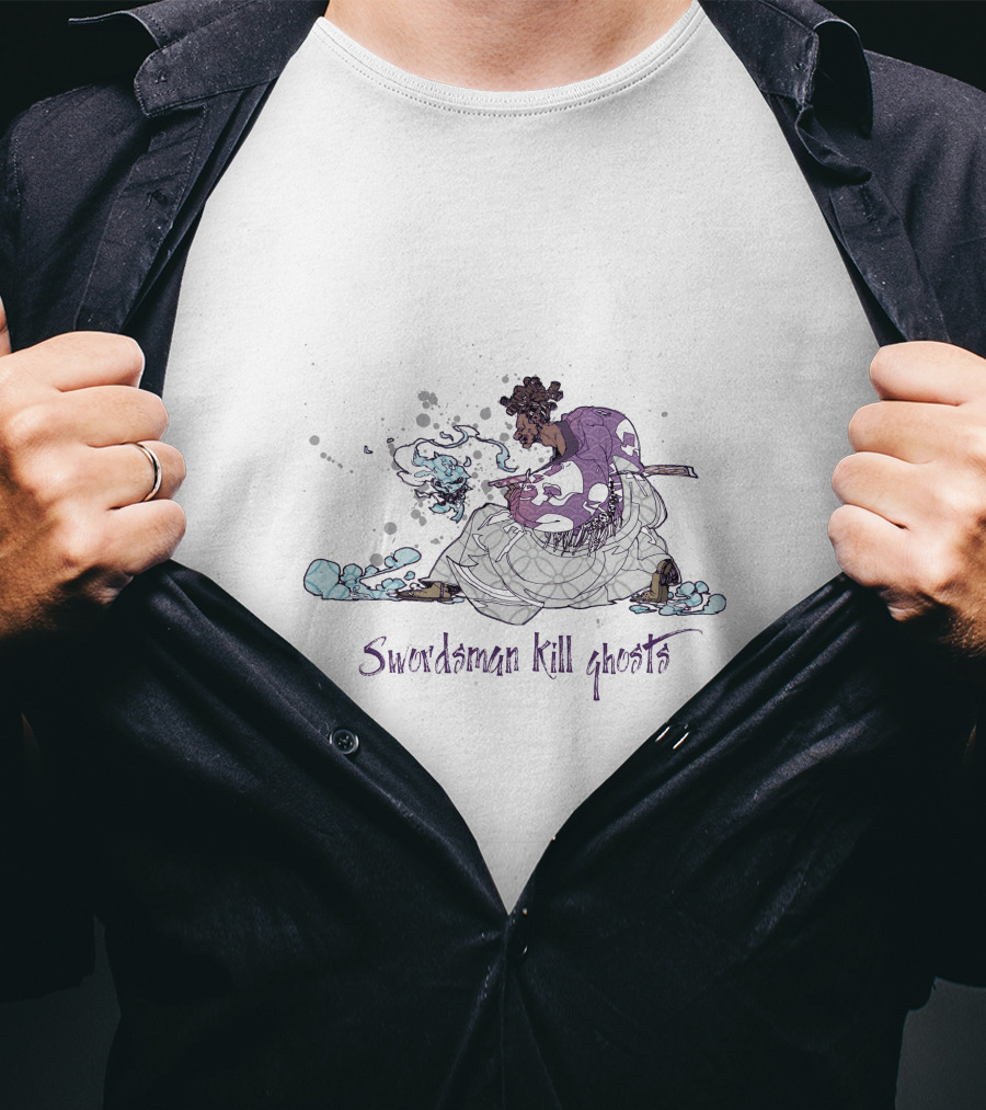 Swordsman Kill Ghosts T-Shirt