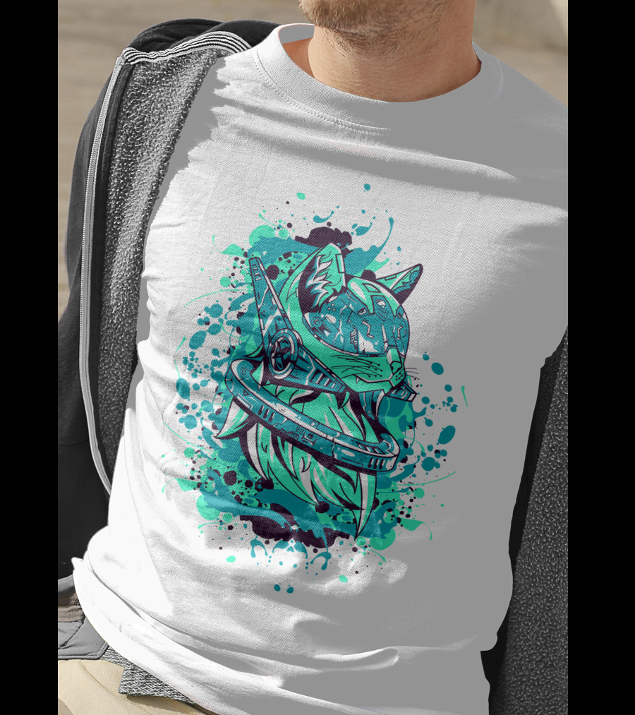 Future Cat Cybernetic Space Explorer T-Shirt