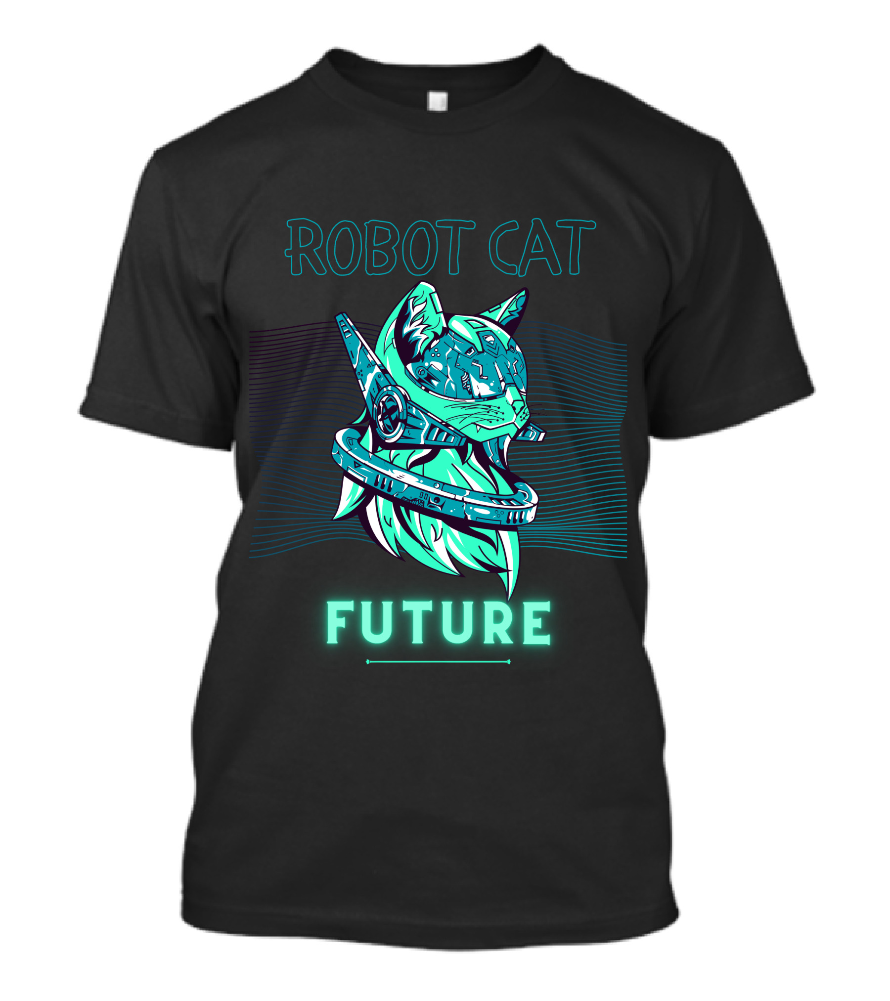 ROBOT CAT FUTURE T-Shirt