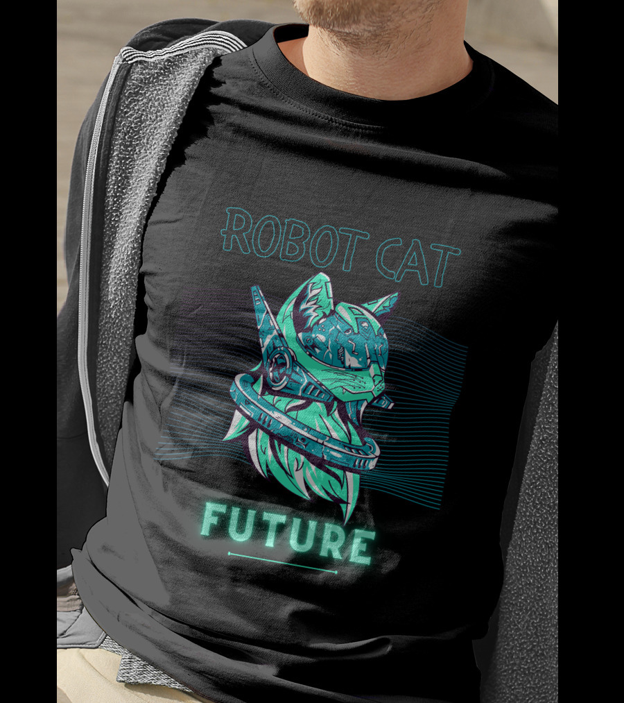 ROBOT CAT FUTURE T-Shirt