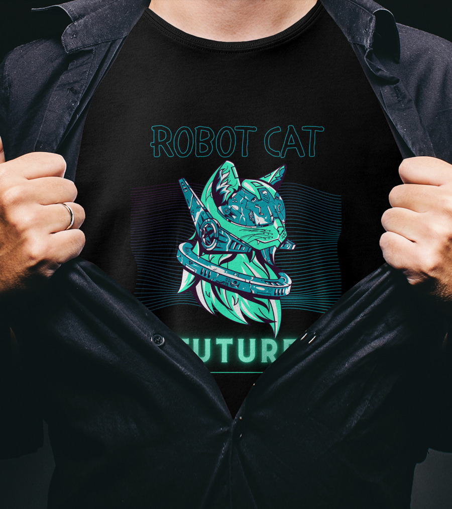 ROBOT CAT FUTURE T-Shirt